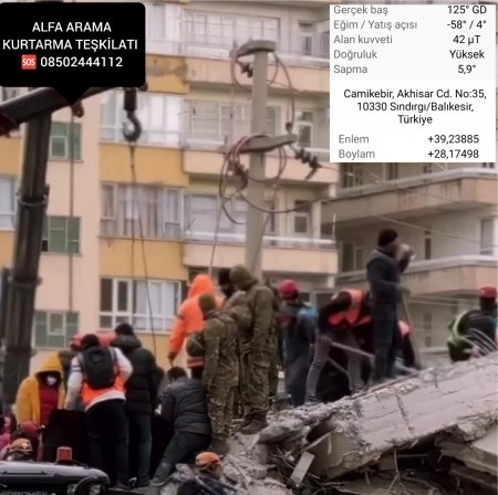ALFA-SAR EKİPLERİMİZ Balıkesir Sındırgı ve Manisa Lokasyonlarında Saha Operasyonunda