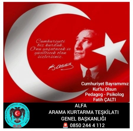 29 EKİM CUMHURİYET BAYRAMIMIZ KUT'LU OLSUN