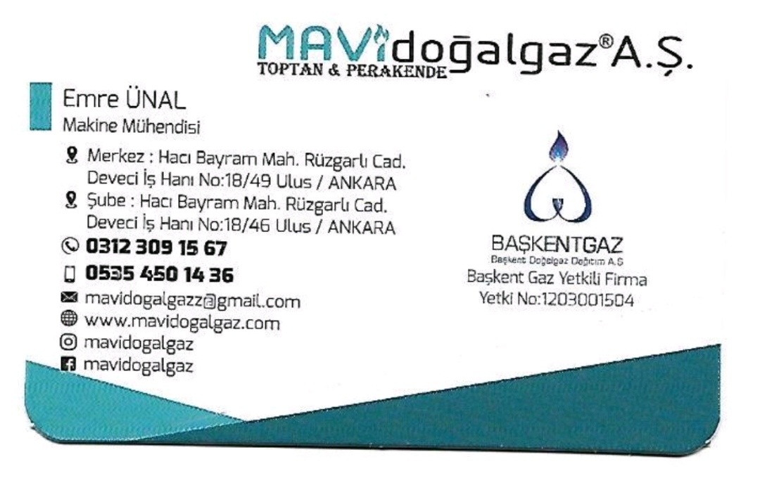 MAVİ DOĞALGAZ A.Ş.